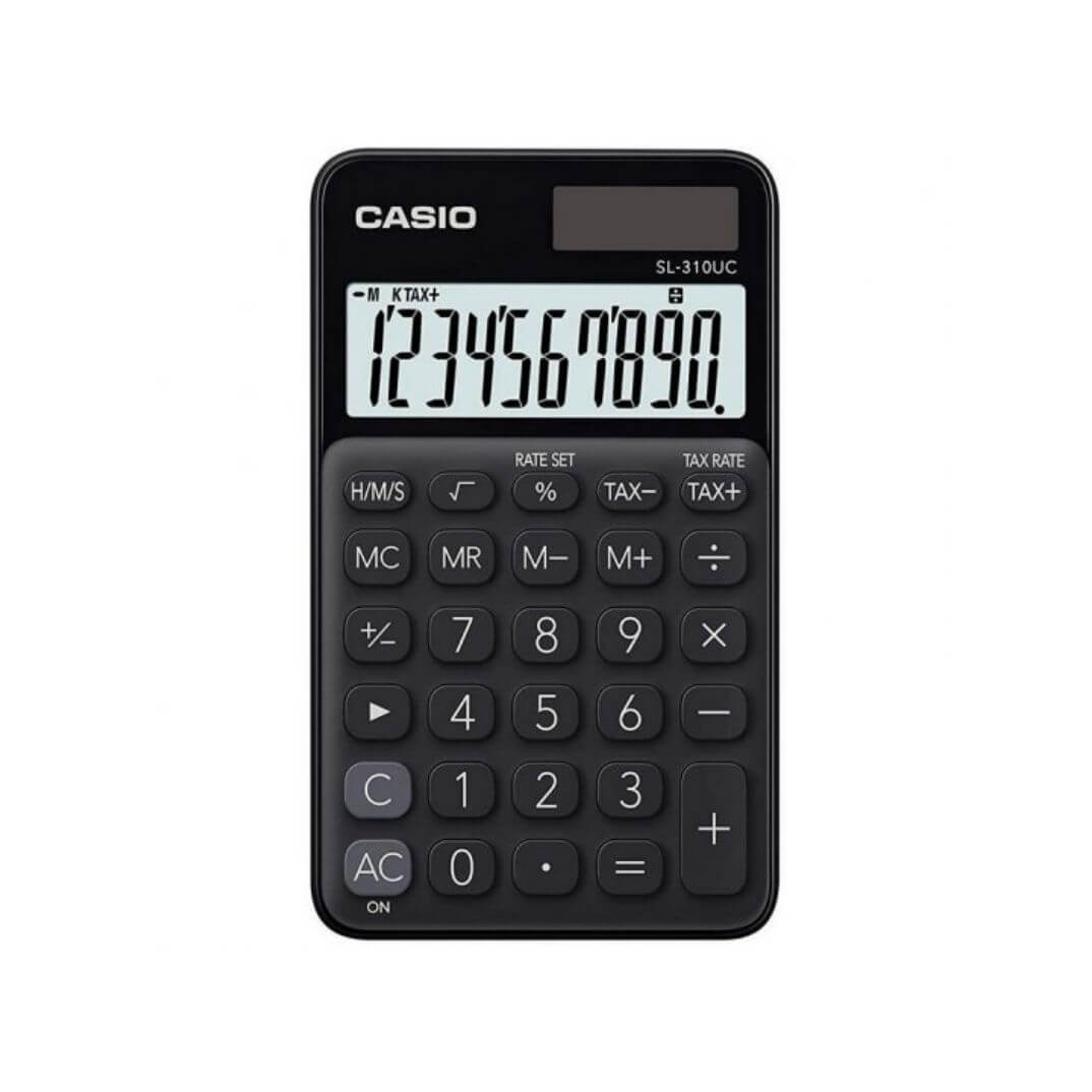 Calculadora de bolsillo Casio SL-310YC-BK negra