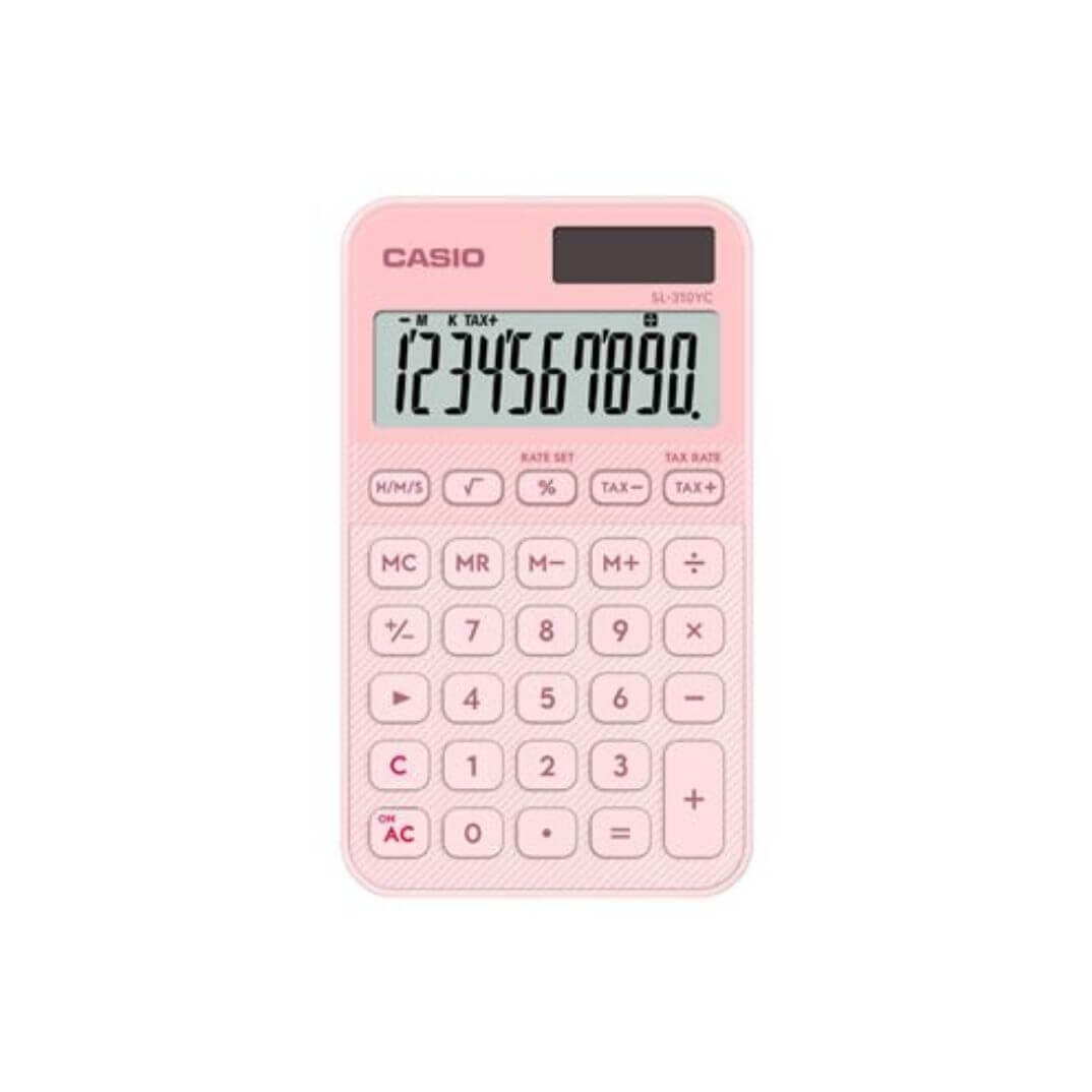 Calculadora de butxaca Casio SL-310YC-LP rosa