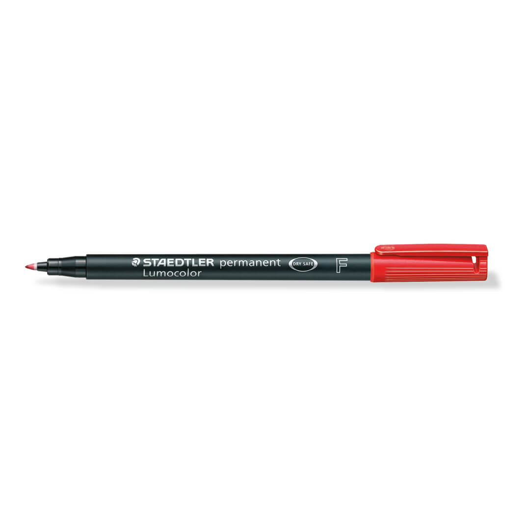 Rotulador Staedtler LUMOCOLOR® fino rojo