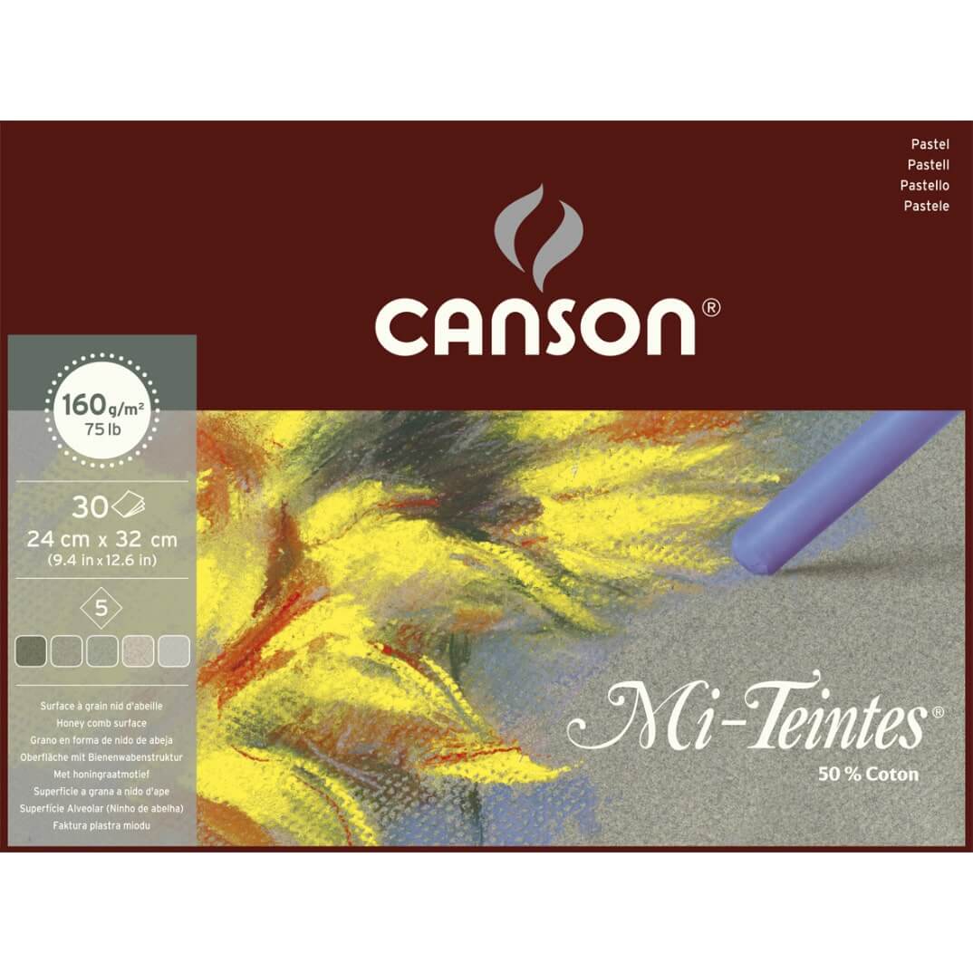 Paquet Canson 160g Mi-teintes abella 50 fulls