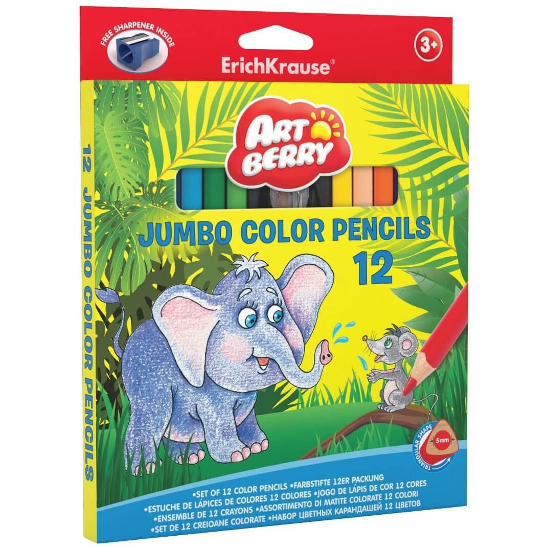 Caja 12 lápices colores Jumbo surtidos