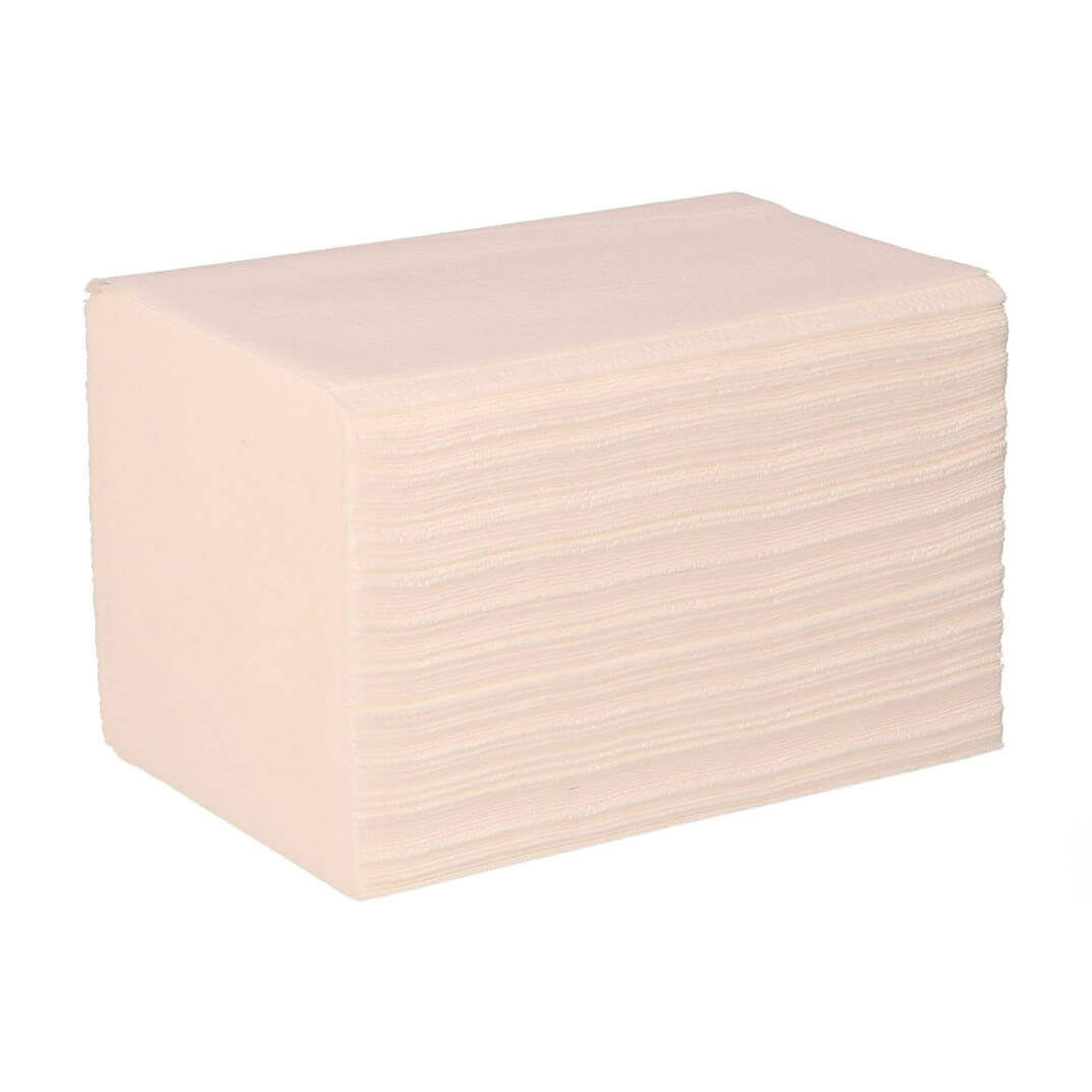 Caja 9000 Servilletas blancas 21x17cm Zigzag Buga
