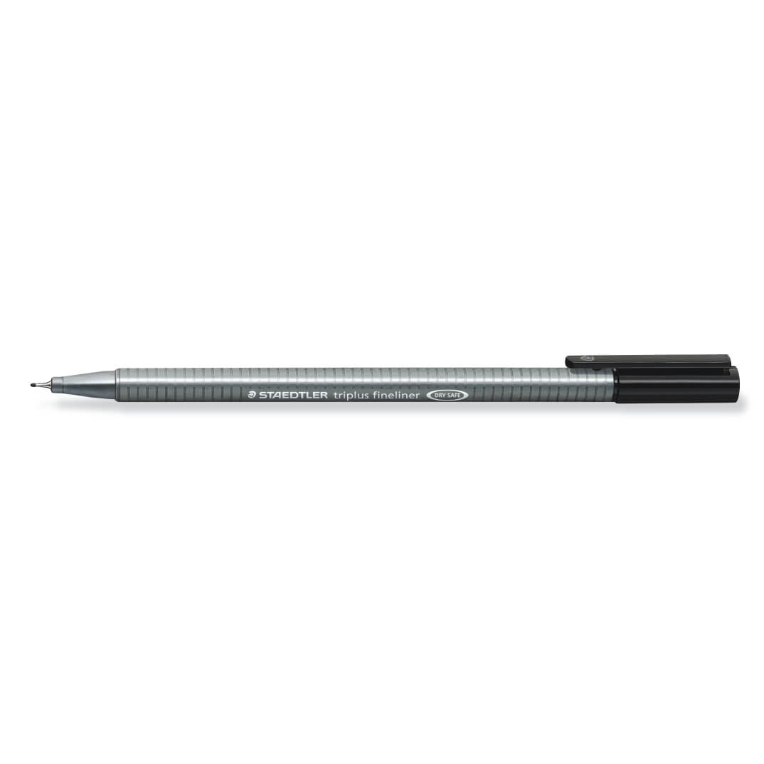Retolador Staedtler triplus fineliner negre
