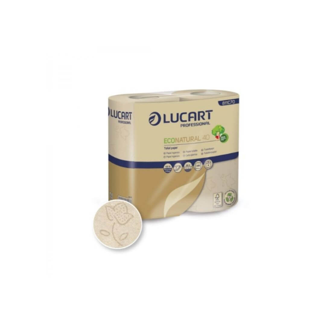 Paper higiènic Lucart Econatural 4.3 3 capes