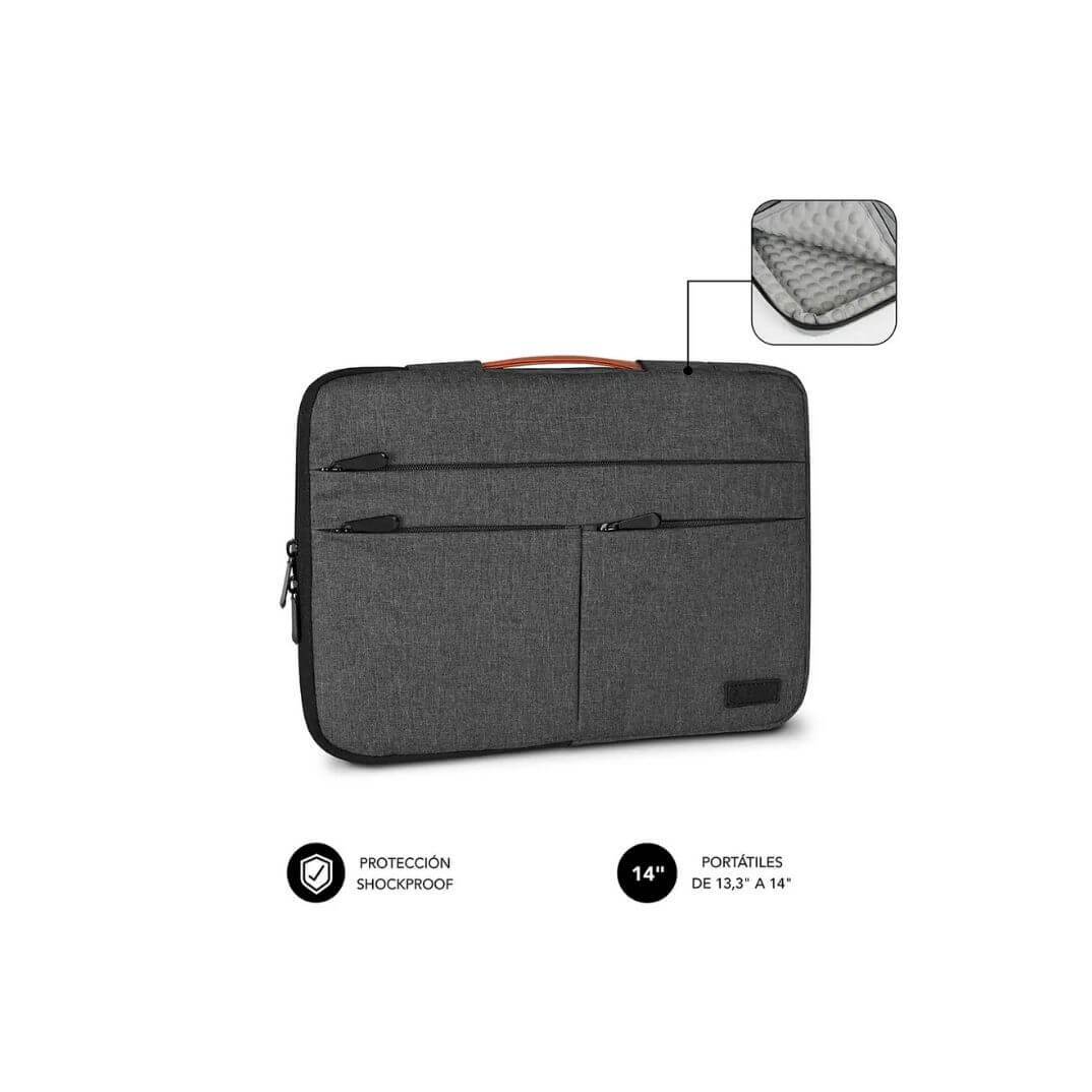 Funda Air Padding 360 Sleeve 14" gris oscuro