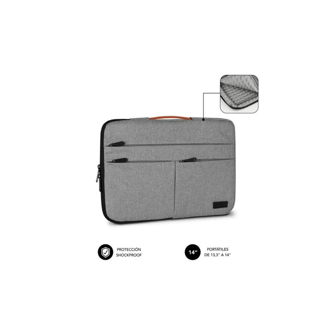 Funda Air Padding 360 Sleeve 14" gris clar