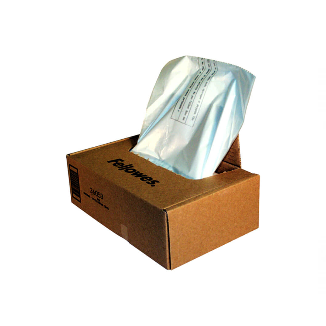 Paquete 100 bolsas destructora Fellowes 30/35L