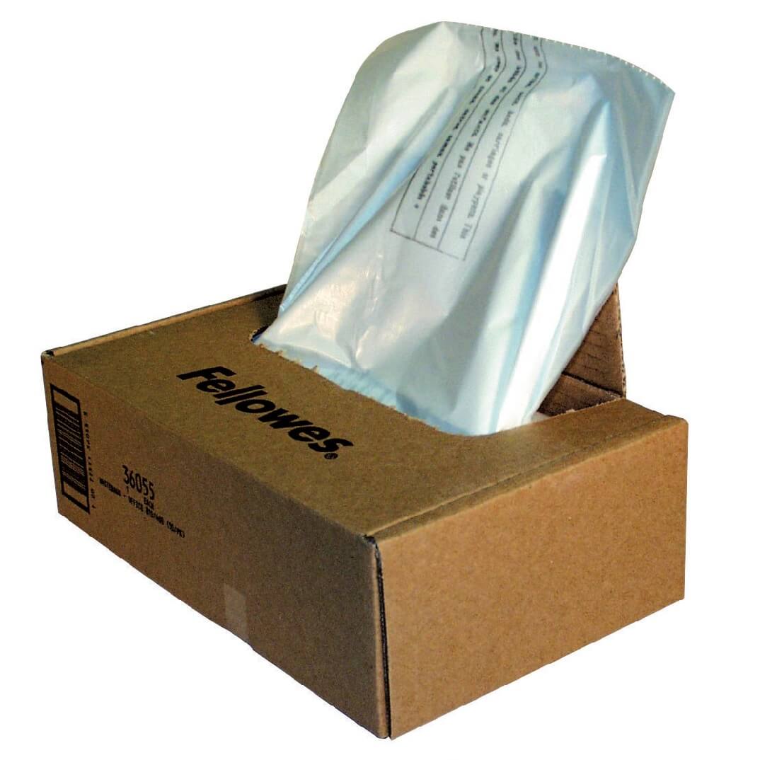 Paquet 50 bosses destructora Fellowes fins 165L
