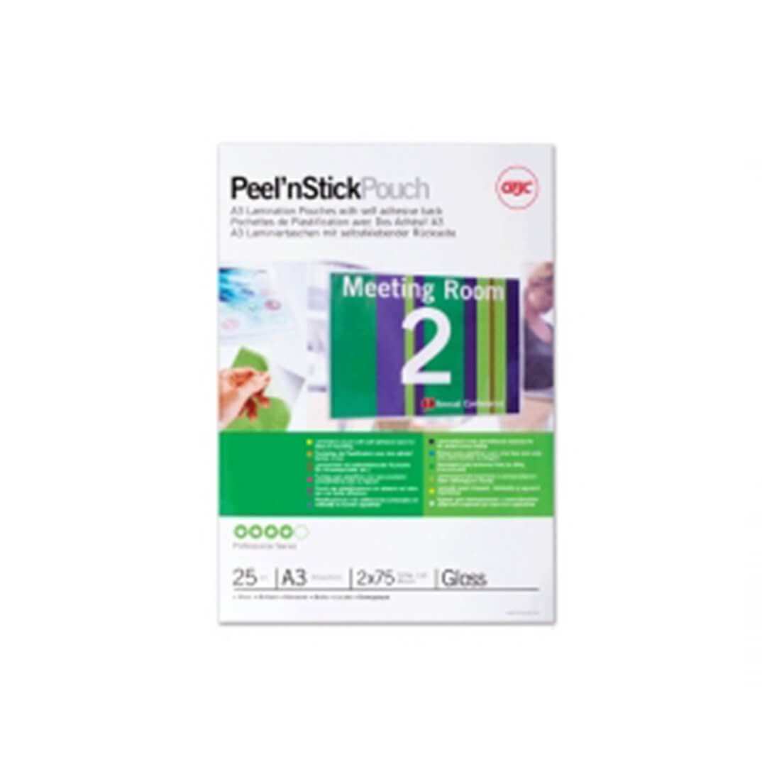 Pouches A3 autoadhesiva  2X75 micres (25u)