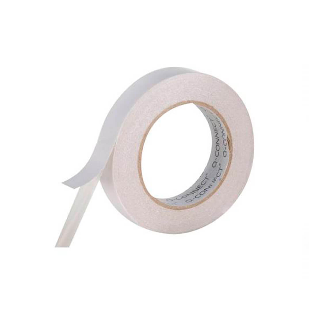 Cinta adhesiva Q-Connect doble cara 25mm x 33m