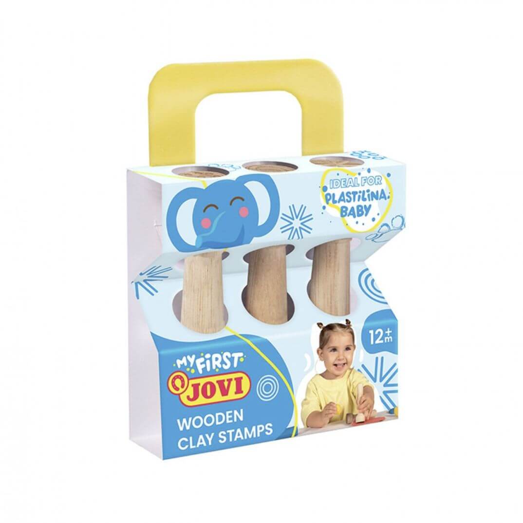 Estoig 3 segells fusta amb relleus diferents