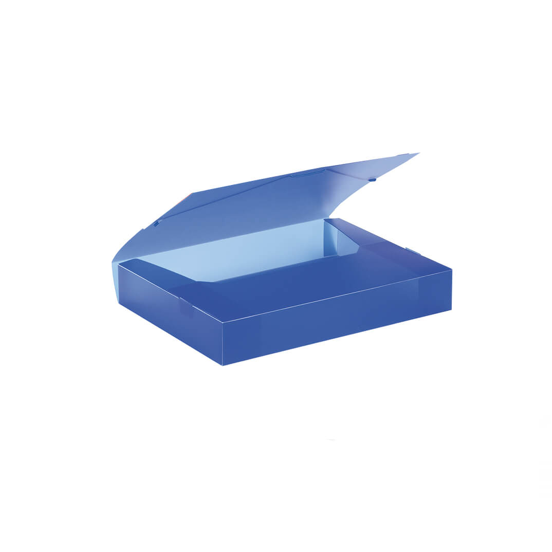 Carpeta de projectes PP llom 5 cm blau
