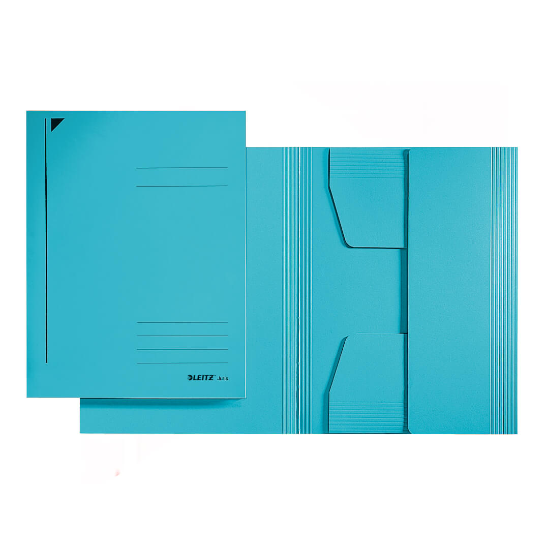 Carpeta 3 solapes Leitz 3924 blava