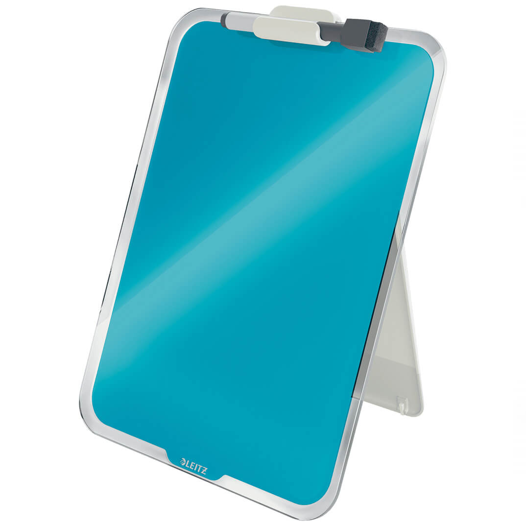 Atril escritorio de cristal Leitz Cosy azul