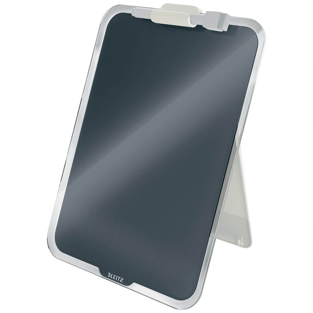 Faristol escritori de cristall Leitz Cosy gris