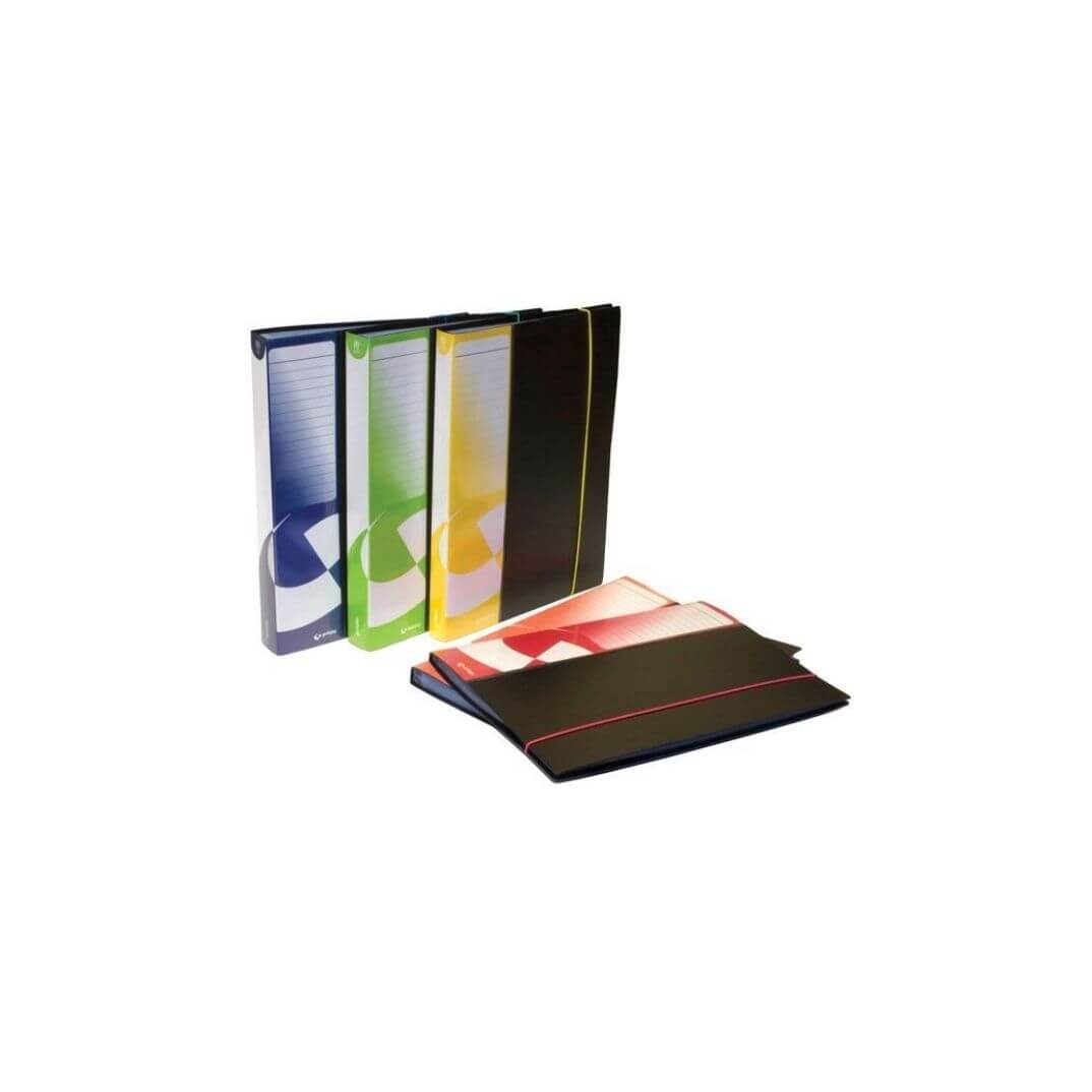 Carpeta 100 fundas Folio PP opaca negra