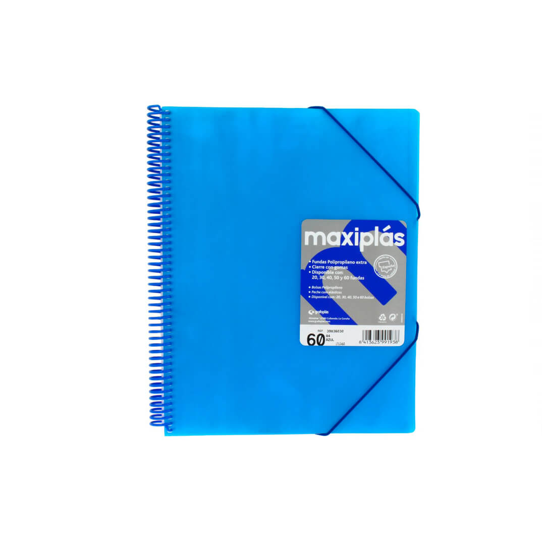 Carpeta d'espiral amb 30 fonguis fixes