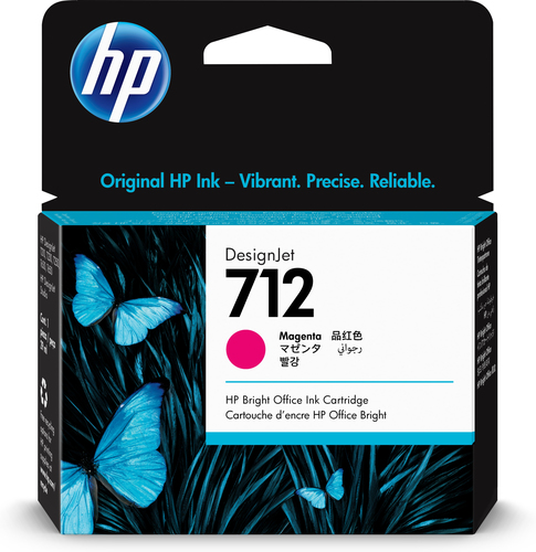 HP cartucho DesignJet nº 712 magenta 29ml
