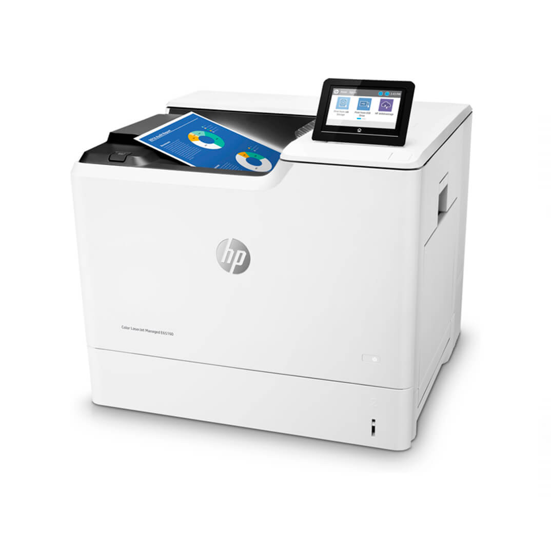 Impressora HP color LaserJet Managed E65160dn