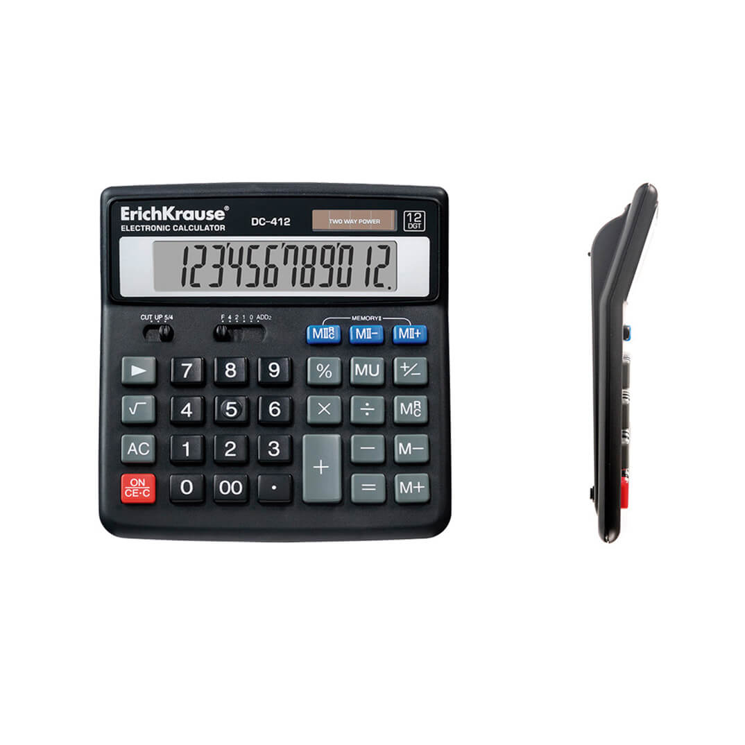 Calculadora de sobretaula ErichKrause DC-412 12díg
