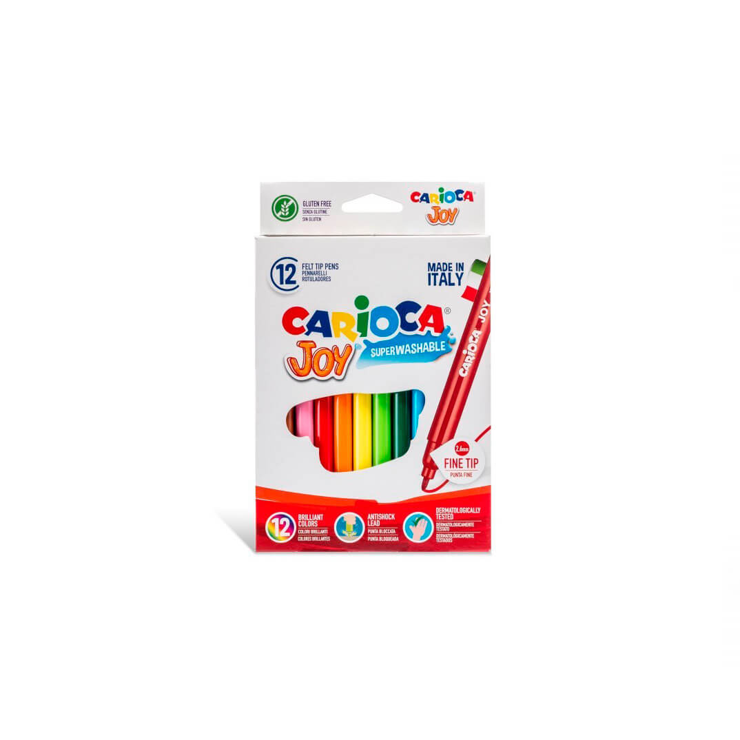 Retoladors Carioca Joy caixa 12 colors
