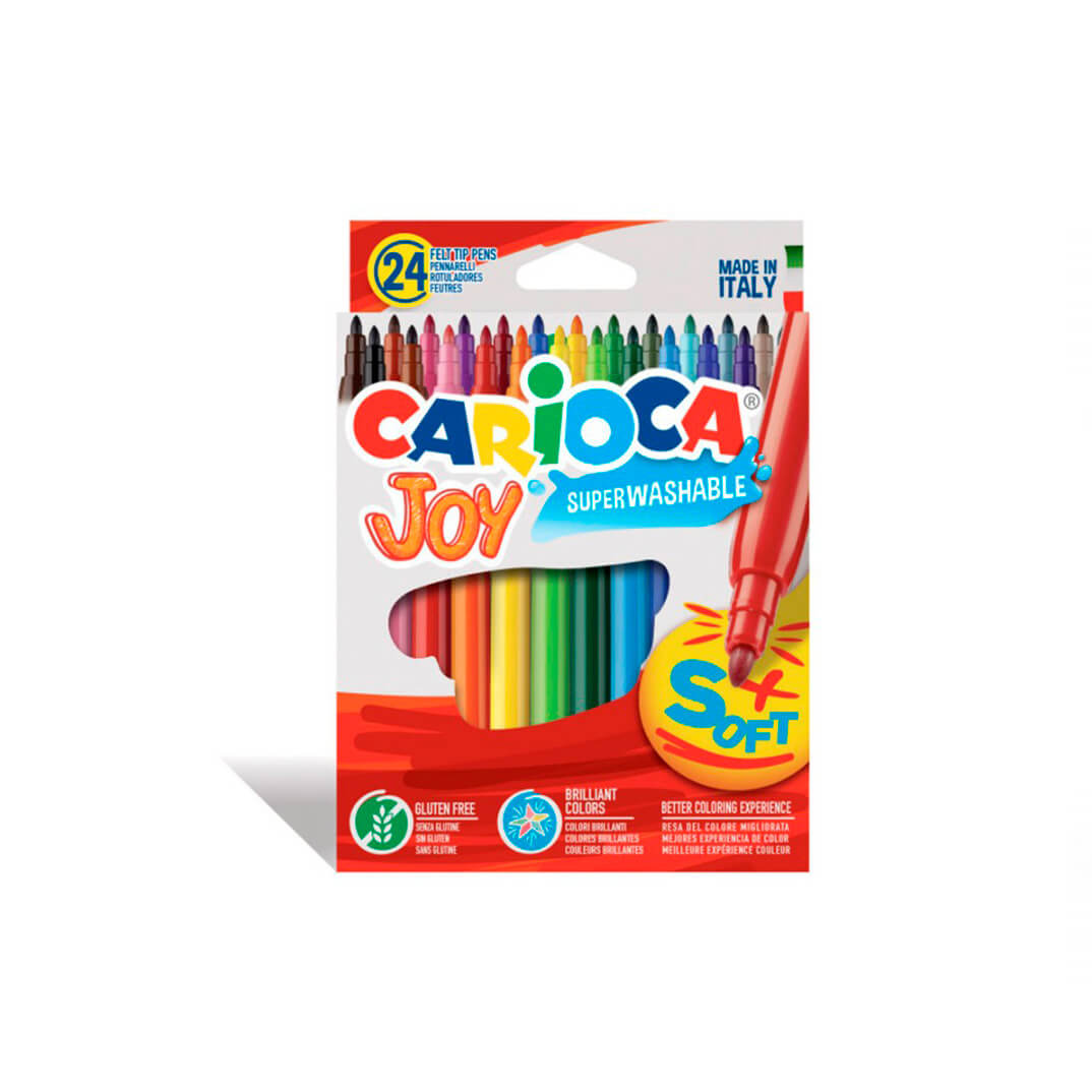 Retoladors Carioca Joy caixa 24 colors