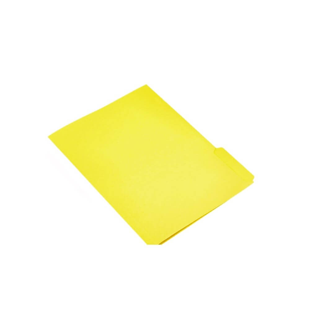 Pack 50 subcarpetes Foli Pestanya Esquerra Groc