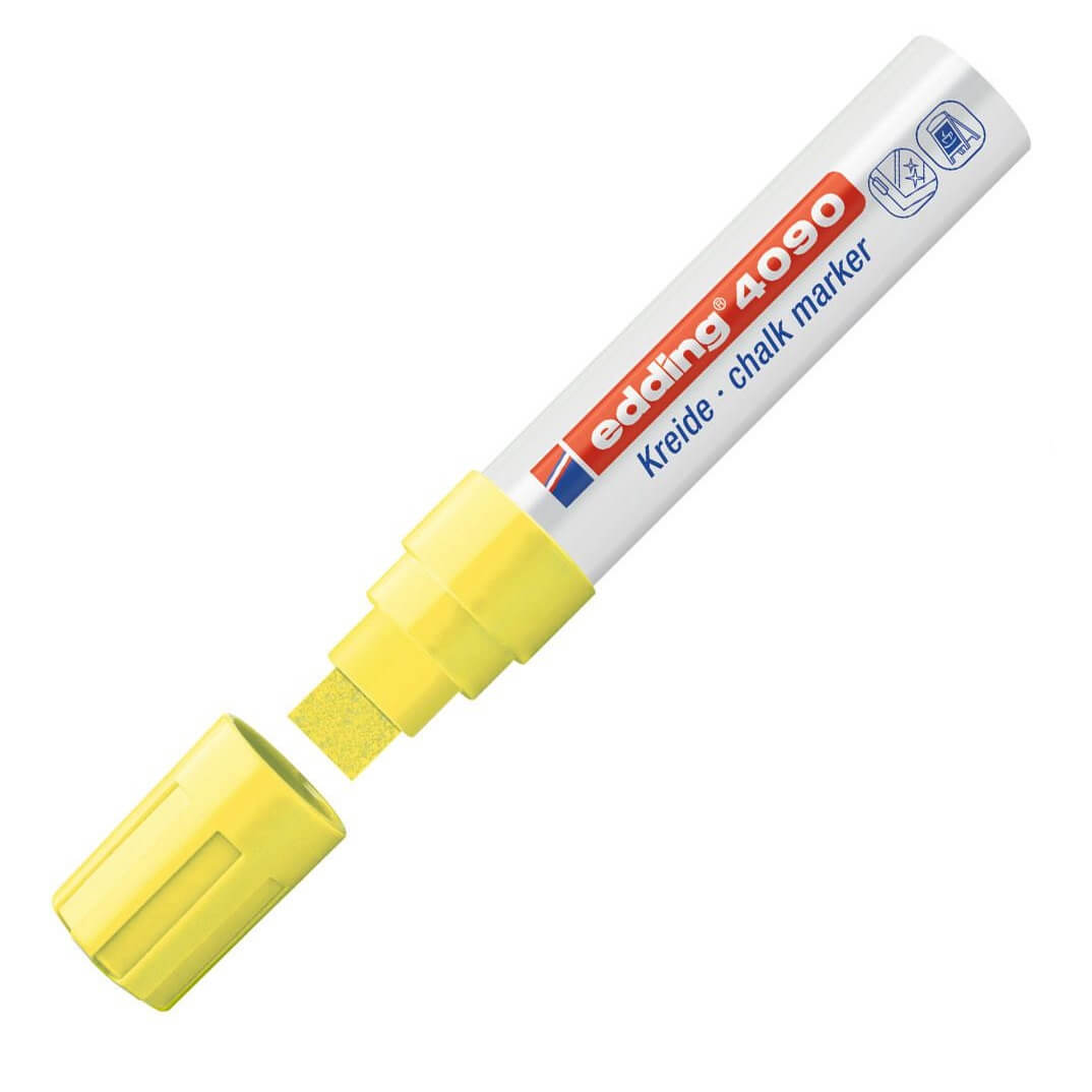 Marcador de tiza edding 4090 amarillo