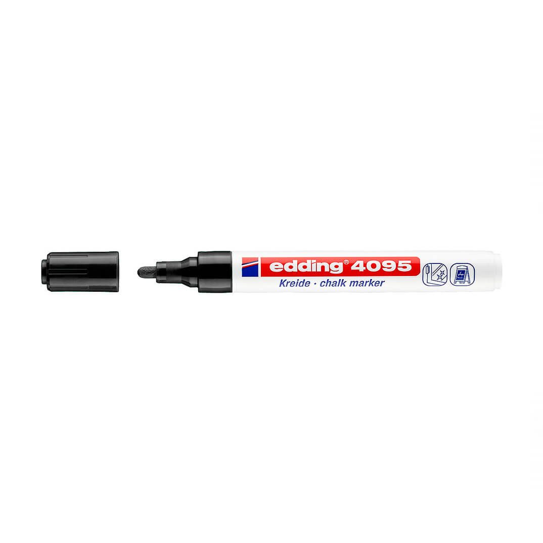 Marcador de tiza edding 4095 negro