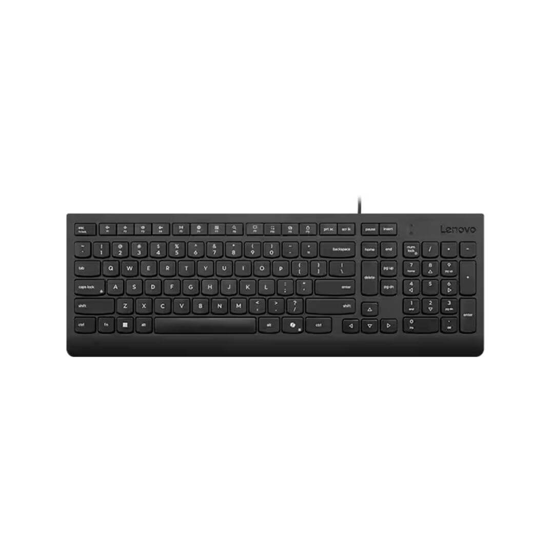 Teclado Lenovo con cable essential negro