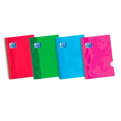 Cuaderno Folio Oxford classic tapa plástico