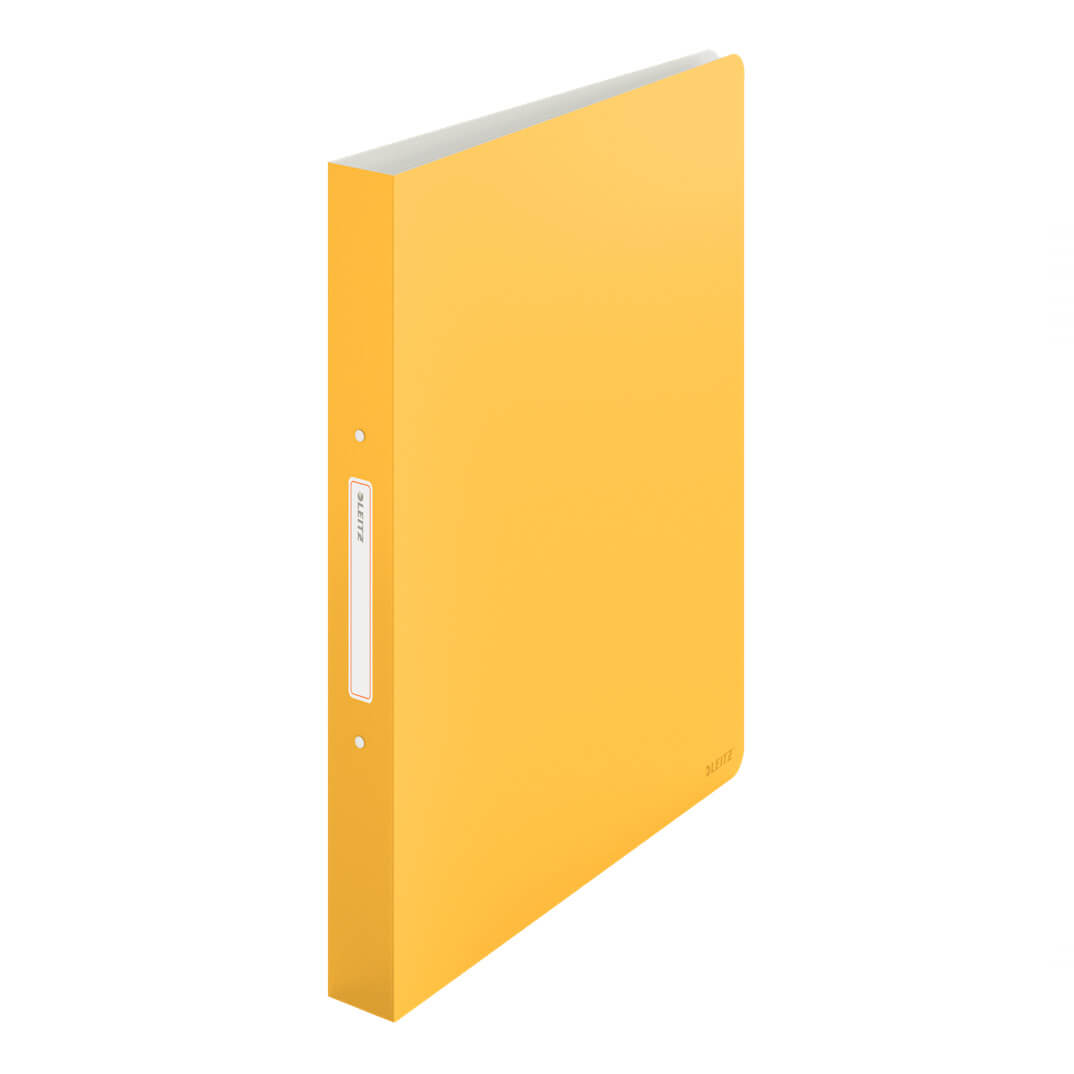 Carpeta A4 2 anillas Leitz Cosy amarilla