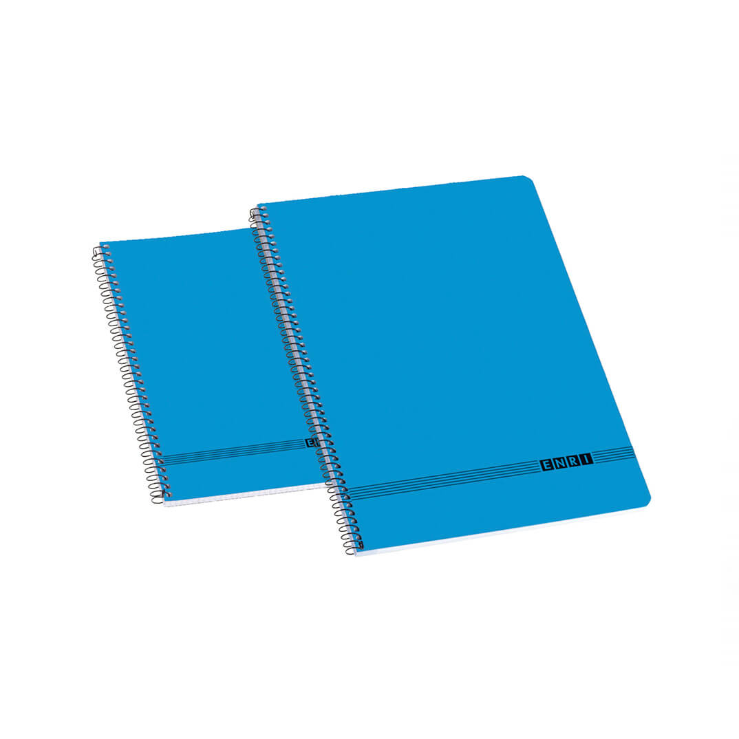 Cuaderno Enri A5 espiral C4 azul