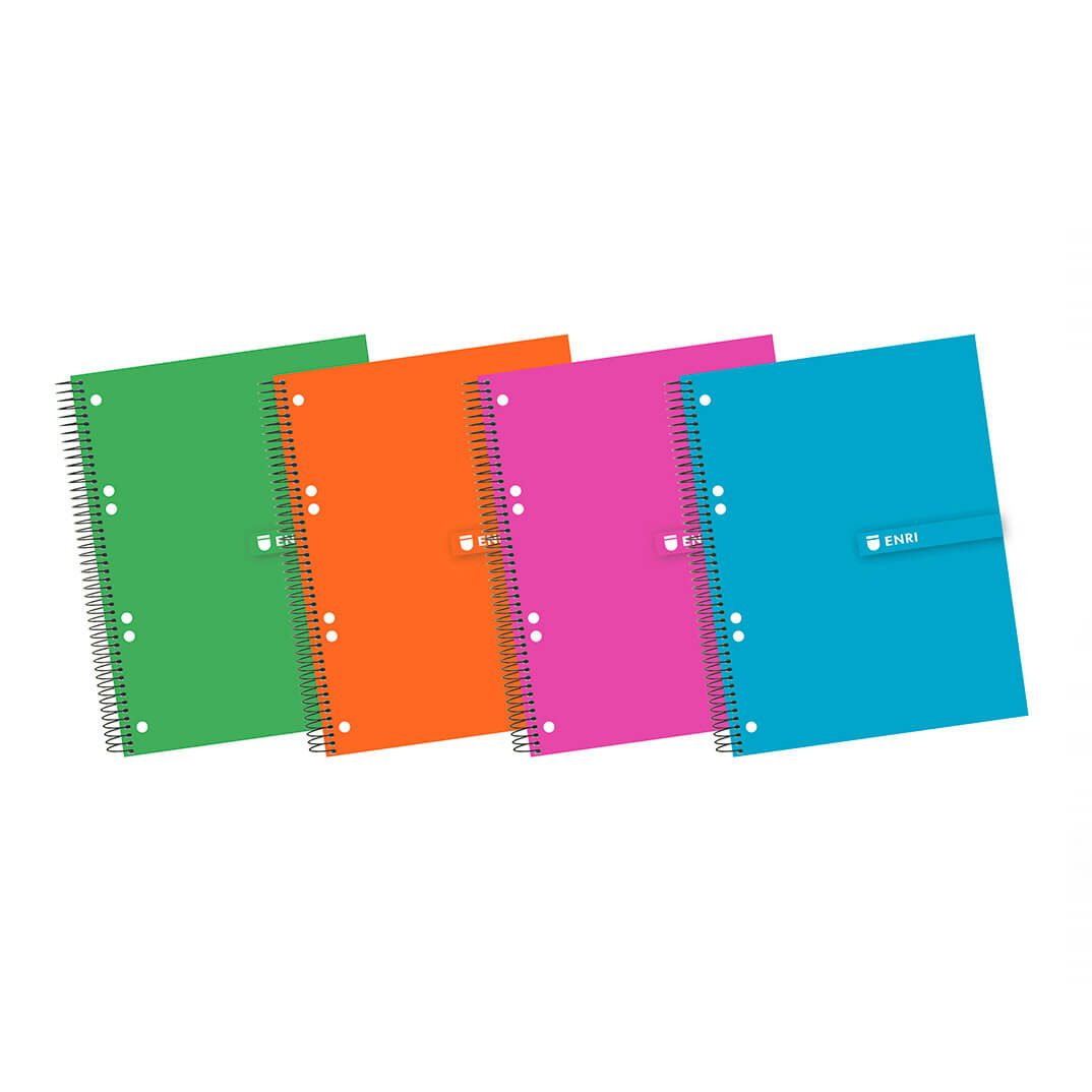 Cuaderno A5+ espiral Enri tapa extradura