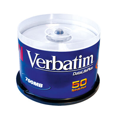Bobina 25 CD-r Verbatim 700mb 52x
