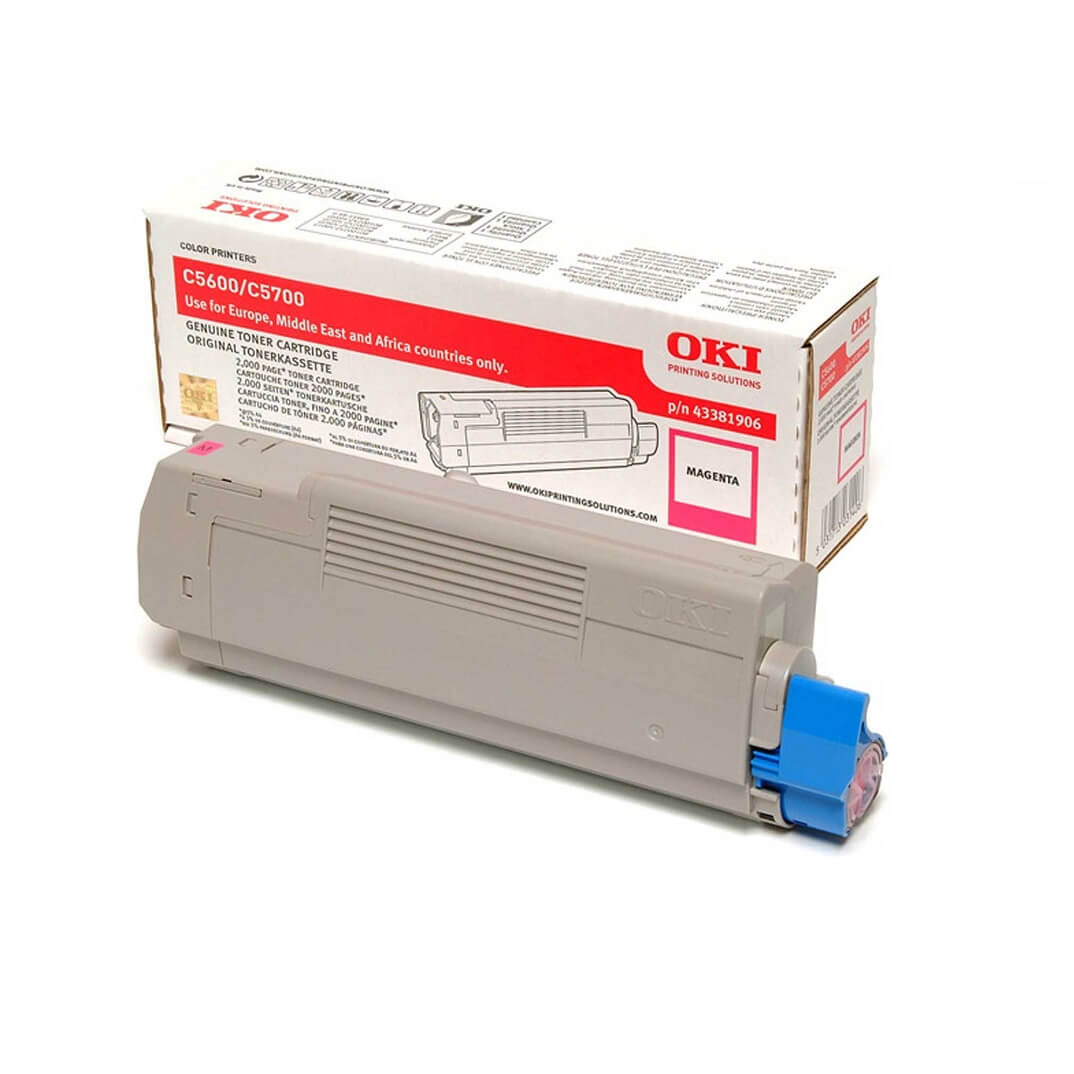 Oki tòner magenta c5600/c5700