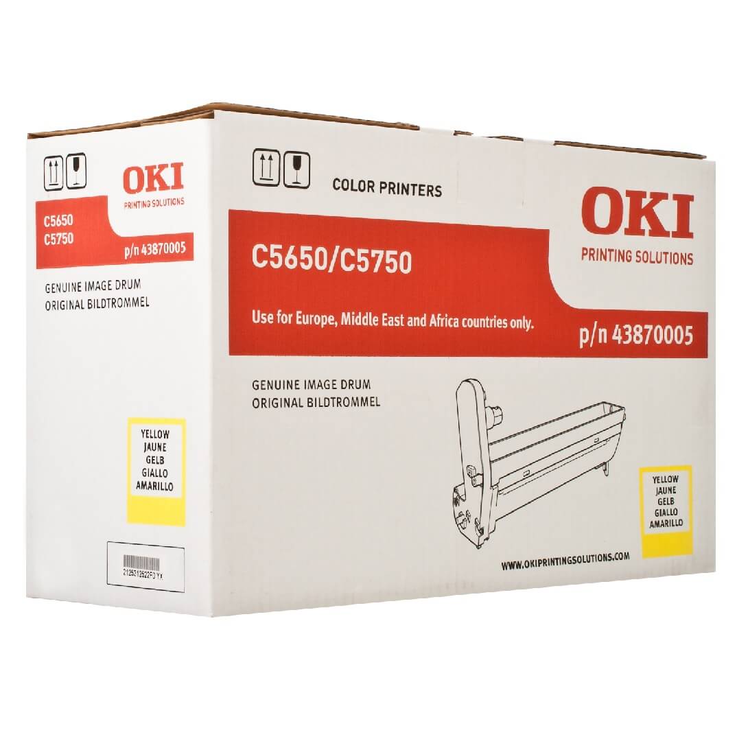 Oki tambor láser amarillo c5650/c5750 20.000 pag.