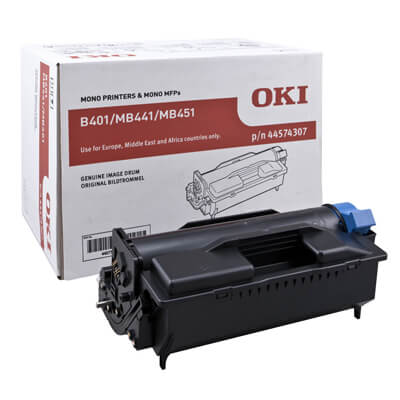 Oki tambor negro para b401 mb441 mb451 25k pag.