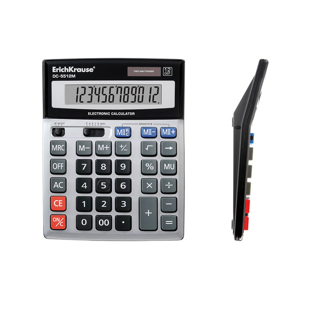 Calculadora ErichKrause DC-5512M 12 dígitos