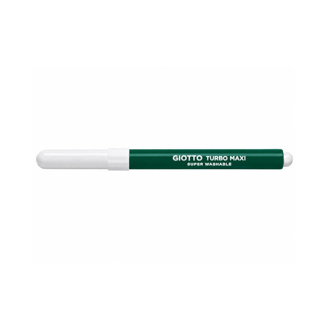 Caja 12 Rotuladores Giotto Turbo Maxi Verde oscuro