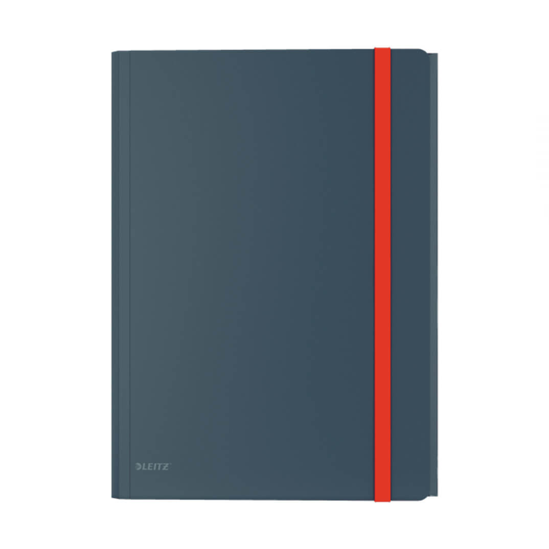 Carpeta de 3 solapas con bolsillo Leitz Cosy gris