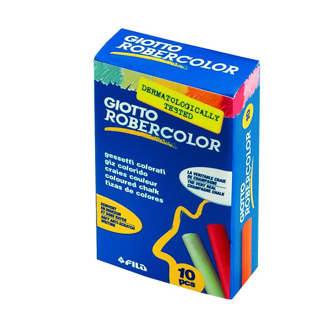 Caja de 10 tizas colores variados