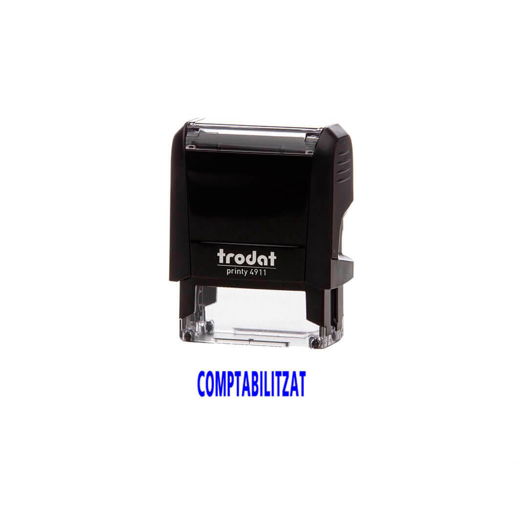 Segell printy 4911 "comptabilitazat" català