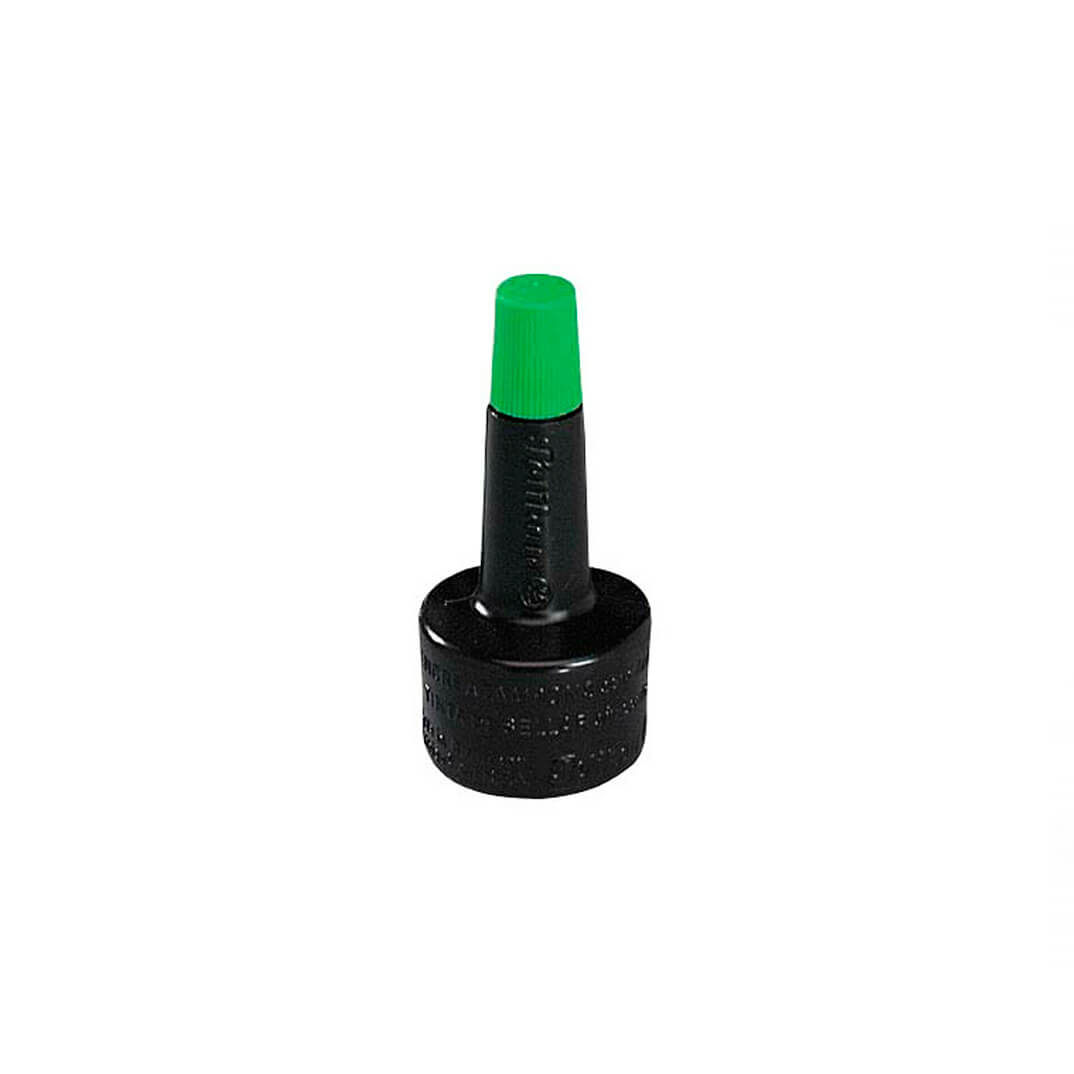 Tinta para tampones verde 28 ml