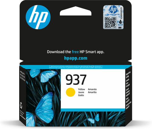 Cartucho de tinta original HP 937 amarillo