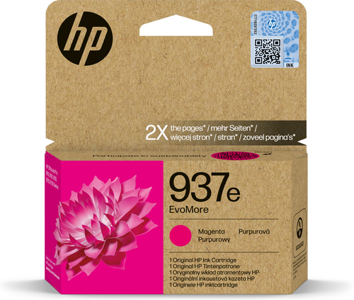 Cartucho de tinta original HP 937e magenta