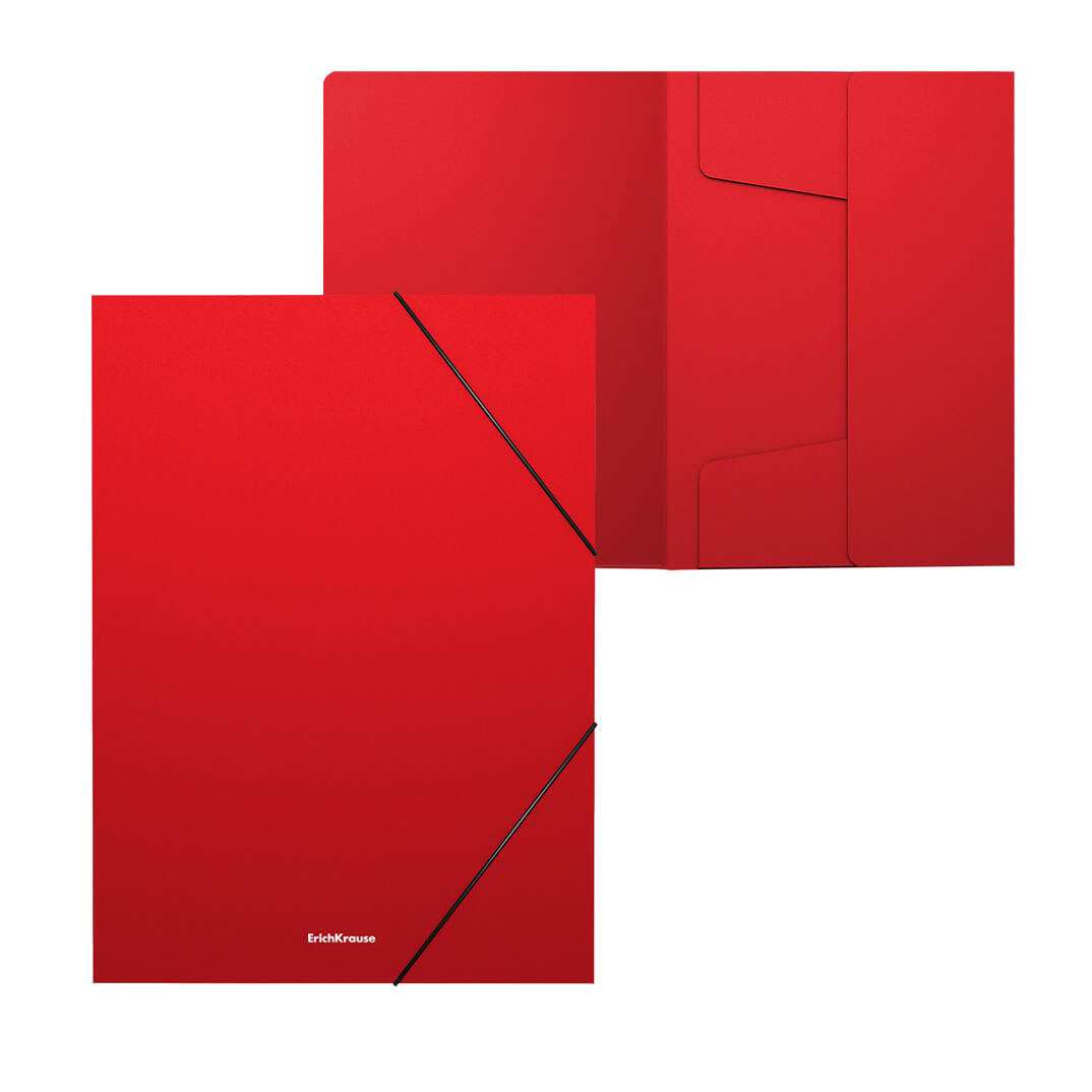 Carpeta gomas A4 PP 3cm roja
