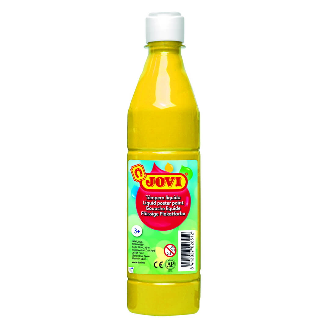Témpera líquida Jovi 500ml amarilla