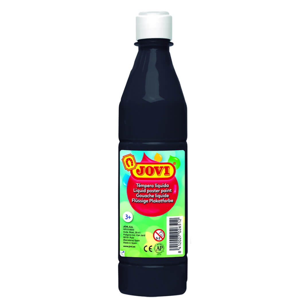 Témpera líquida Jovi 500ml negre