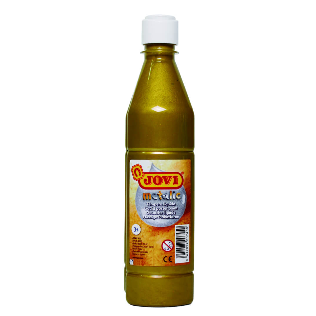 Témpera líquida Jovi 500ml oro metalizado